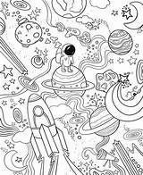 Free & Easy To Print Space Coloring Pages  coloring Cool sketch template