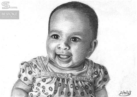 Baby Portrait - Sketchbook Illustrated