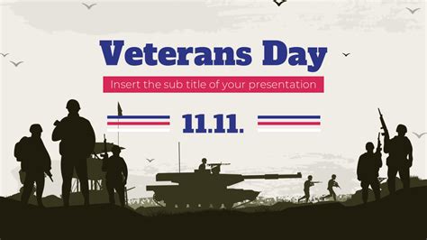 Veterans Day Google Slides Template