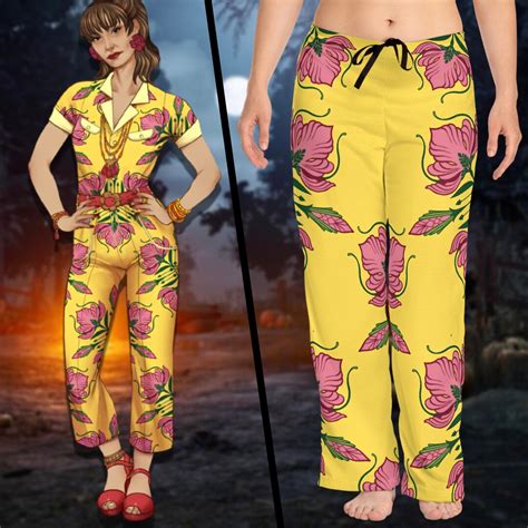 Dead by Daylight Yun Jin Lee Pajama Pants Costume sunny Rose Costume Dbd Cosplays Dress Dead by ...