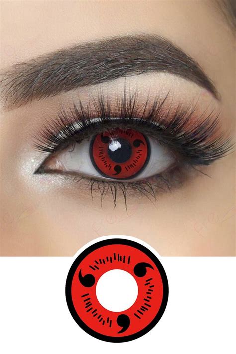 Red Sharingan Halloween Contacts for Sasuke in 2021 | Naruto contact lenses, Sharingan eye ...