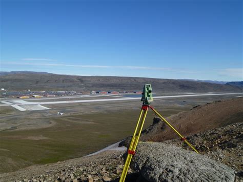 overlooking the Thule Air force base in Thule, Greenland