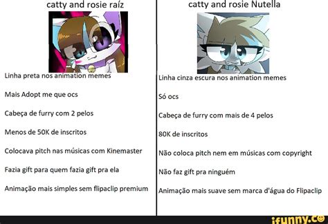 Catty and rosie raiz e nutella - catty and rosie raiz catty and rosie Nutella Linha preta nos ...