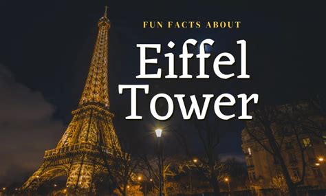 Fun Facts About the Eiffel Tower