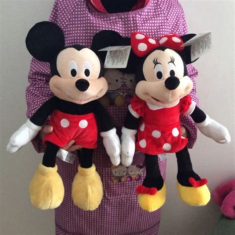 1pair 45cm 17.7'' Original Mickey Mouse Clubhouse Plush Stuffed Toys ...