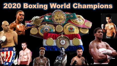 2020 CURRENT WORLD BOXING CHAMPIONS - (((MUST WATCH))) - YouTube