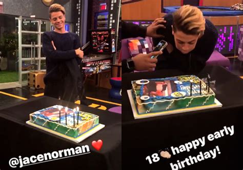 NickALive!: Jace Norman Celebrates 18th Birthday Early on 'Game Shakers' Set