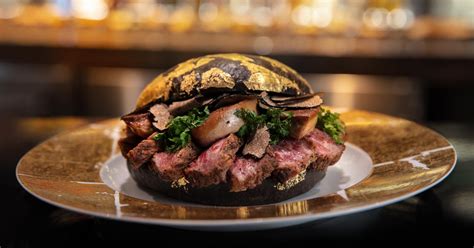 This $1,600 Kobe Beef Burger Comes With a Gold and Caviar-Infused Bun - Maxim