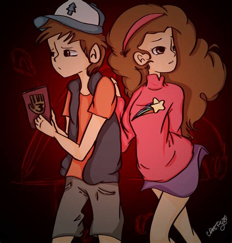 Gravity Falls - Dipper and Mabel Pines by CreepyClassic on DeviantArt