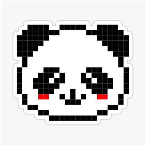 Panda Pixel Art Kawaii