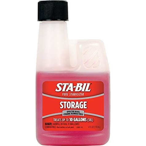 Sta-bil Stabil Storage Fuel Stabilizer Keeps Fuel Fresh For Up To Two Years Effective In All ...