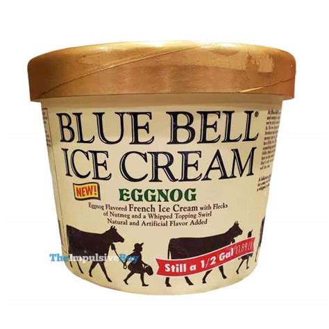 REVIEW: Blue Bell Eggnog Ice Cream - The Impulsive Buy