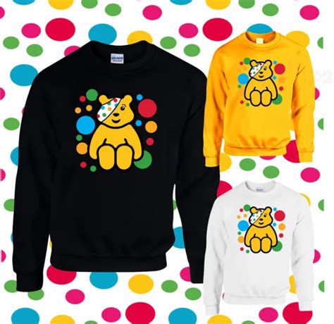 PUDSEY BEAR 2023 Jumper, Children In Need Pudsey Pullover, Unisex ...