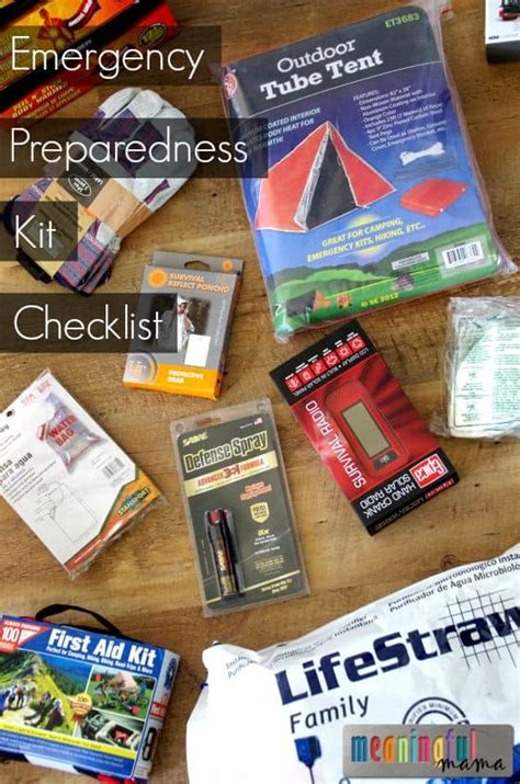 Creating an Emergency Preparedness Kit