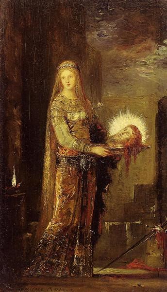 Salome Carrying the Head of John the Baptist on a Platter, c.1876 - Gustave Moreau - WikiArt.org