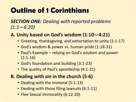 The Epistle of First Corinthians - ppt download