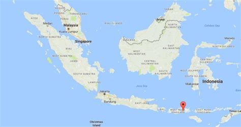 Map of Sumbawa