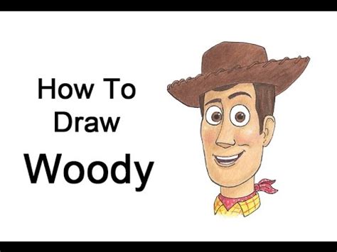 Toy Story Woody Face Drawing