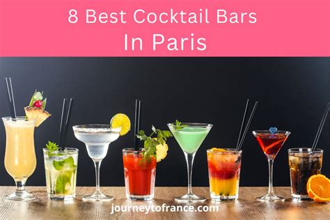 8 Best Cocktail Bars In Paris - Journey To France