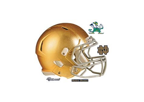 Small Notre Dame Fighting Irish Teammate Helmet Decal | Shop Fathead ...