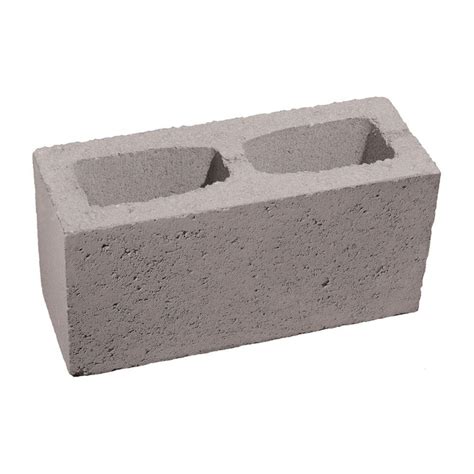 4 in. x 8 in. x 16 in. Gray Concrete Block-100005652 - The Home Depot