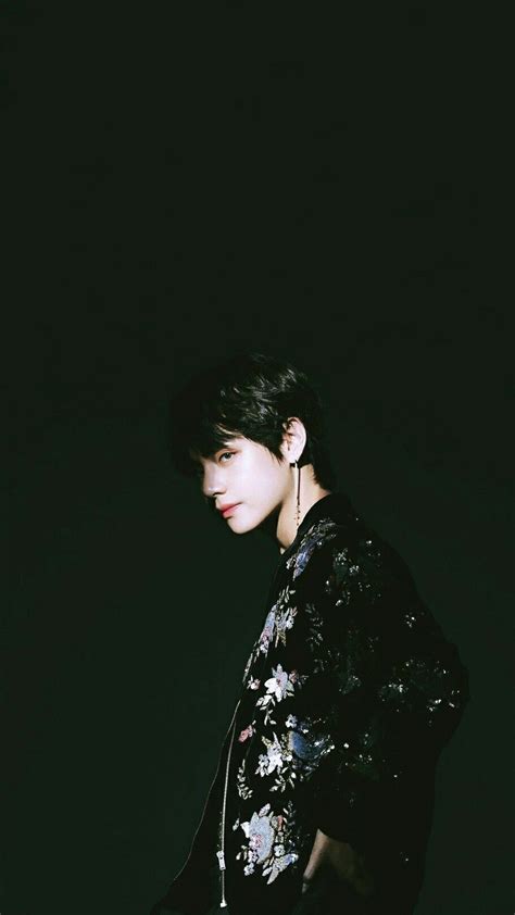 BTS V Black Wallpapers - Wallpaper Cave