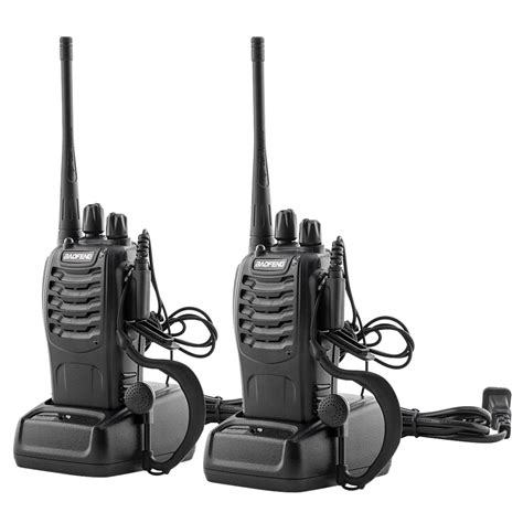 Handheld Walkie Talkies, 10KM Long Range Two-Way Radios 16-Channel with ...