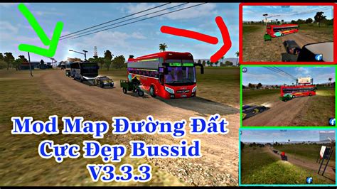 MOD MAP ĐƯỜNG ĐẤT MỚI NHẤT TRONG BUSSID V3.3.3 CỰC ĐẸP, BUS SIMULATOR INDONESIA - YouTube