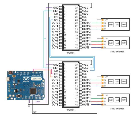 WS2803 example - General Electronics - Arduino Forum