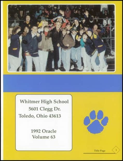 Explore 1993 Whitmer High School Yearbook, Toledo OH - Classmates