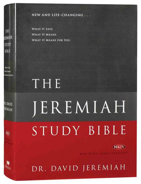 NKJV Jeremiah Study Bible by David Jeremiah | Koorong