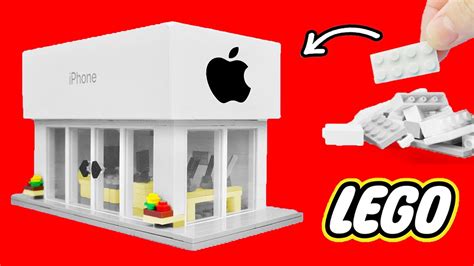 LEGO Apple Store Using iPhone Box How to Build Tutorial - YouTube