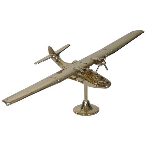 World War 2 RAF Catalina Aircraft Model in Brass, circa 1941 at 1stDibs