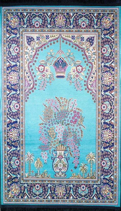 Islamic Muslim Turkish Prayer Rug Seccade Sajadah Salat Namaz Carpet Mat - Walmart.com - Walmart.com