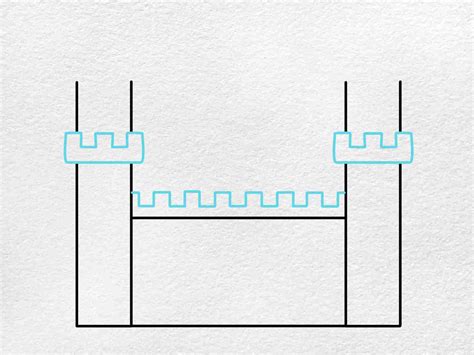 Simple Castle Outline