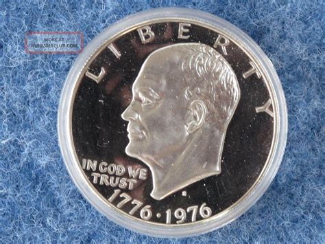 1776 - 1976 - S Eisenhower 40% Silver Dollar Gem Dcam Proof B7840l