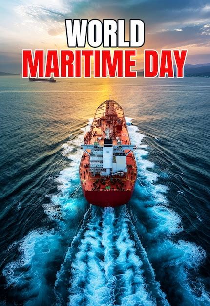 World Maritime Day poster design | Premium AI-generated PSD