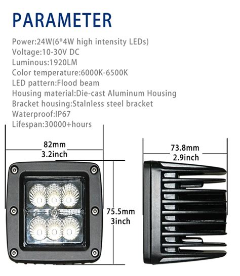 Waterproof Boat Trailer Lights Truck Led 24v 18w Spot Or Flood Light ...