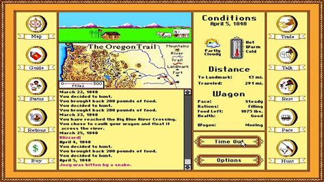 The Oregon Trail Deluxe | 1992 | MS-DOS | Play for Free | Arcader.com