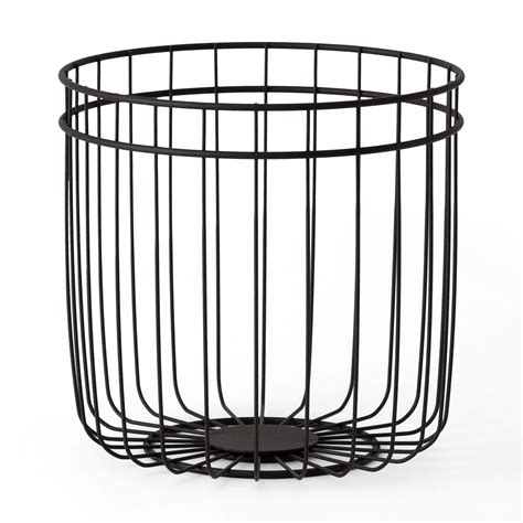 Briar Metal Basket | EQ3 | Metal baskets, Black wire basket, Wire baskets