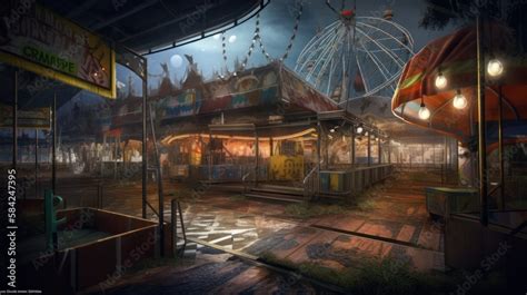 Creepy, Abandoned and Haunted Amusement Park, Fairground, Circus ...