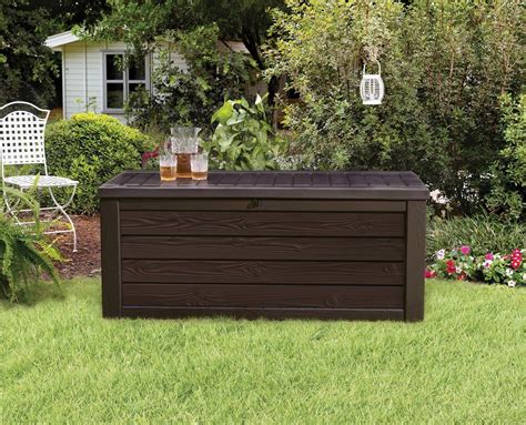 Keter Westwood 150 Gallon Resin Large Deck Box-Organization and Storage ...