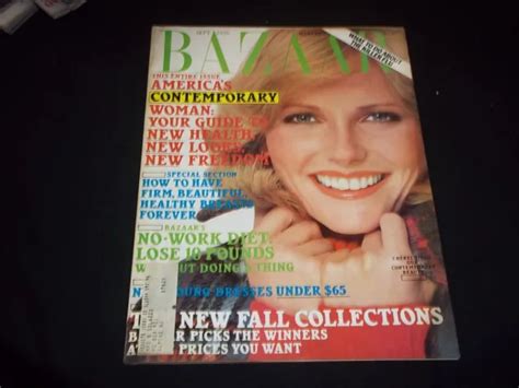 1976 SEPTEMBER HARPER'S Bazaar Magazine - Cheryl Tiegs - Nice Fashion - Gg 1735 $39.99 - PicClick