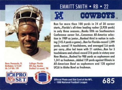 Emmitt Smith Rookie Cards: The Ultimate Collector’s Guide - Old Sports Cards