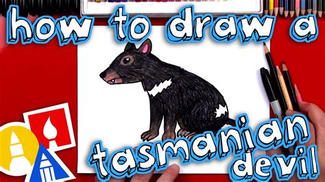 How To Draw A Realistic Tasmanian Devil - YouTube