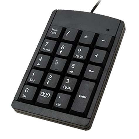 PROMOTION! Mini Black USB Numeric Keyboard Keypad for Laptop PC ...