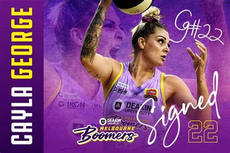 Cayla George returns to bolster Boomers for WNBL21/22 - Melbourne Boomers