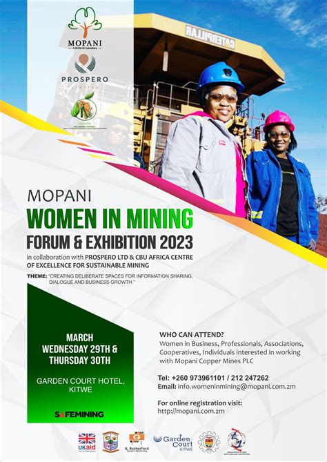 Mopani Women in Mining Forum & Exhibition 2023 - Mopani Copper Mines Plc