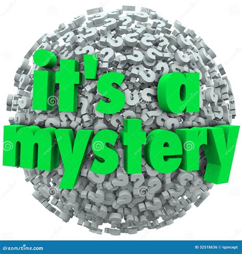 It's A Mystery Question Mark Ball Uncertainty Unknown Royalty Free Stock Image - Image: 32518636