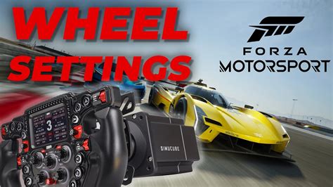 Best Wheel Settings for Forza Motorsport | This Game can be a lot of fun! | Simucube + GSI - YouTube